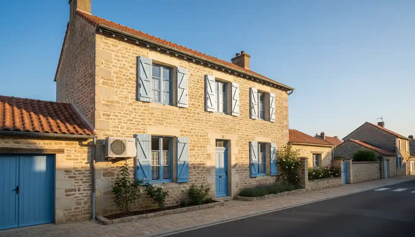 Installation pompe à chaleur à Villedoux